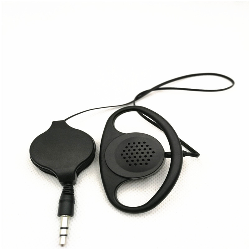Earphone Sport Hook - Retractable Stereo Soft Hook Earbud Headset
