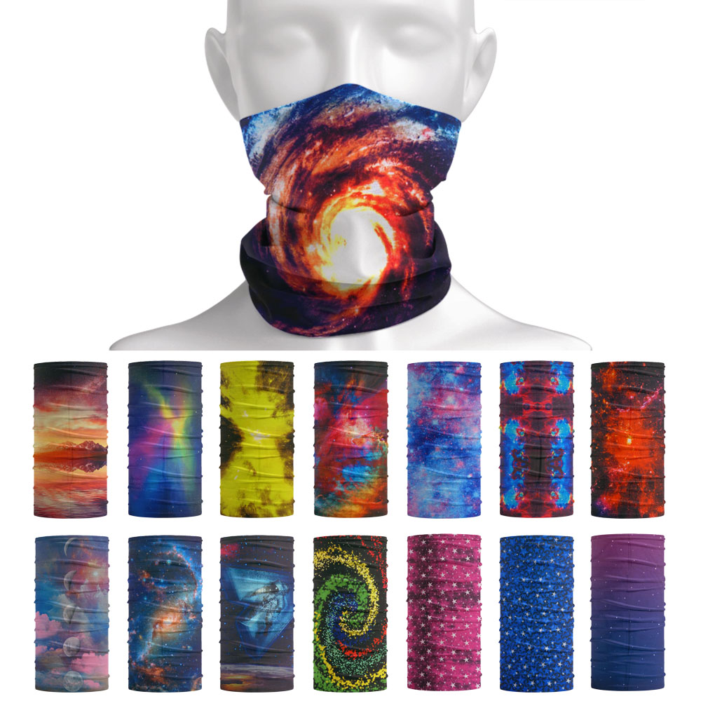 Running Gear Youtube - Landscape Starry Headwear Neck Tube Bandana