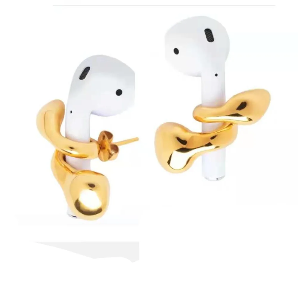 Anti-Lost Earring Gold Strap W - Earphone Sport Hook ulasan dan harga