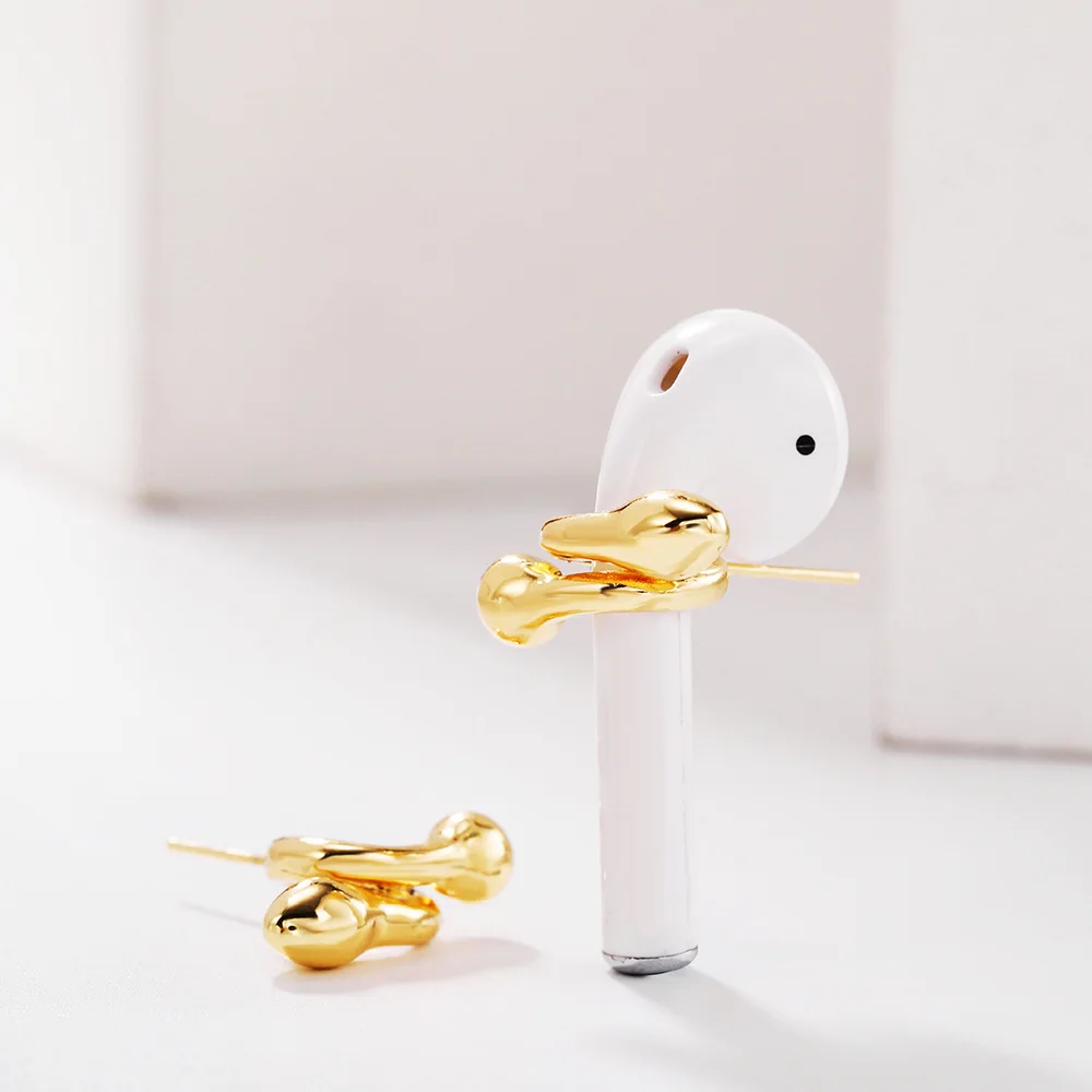 Anti-Lost Earring Gold Strap W - Earphone Sport Hook ulasan dan harga