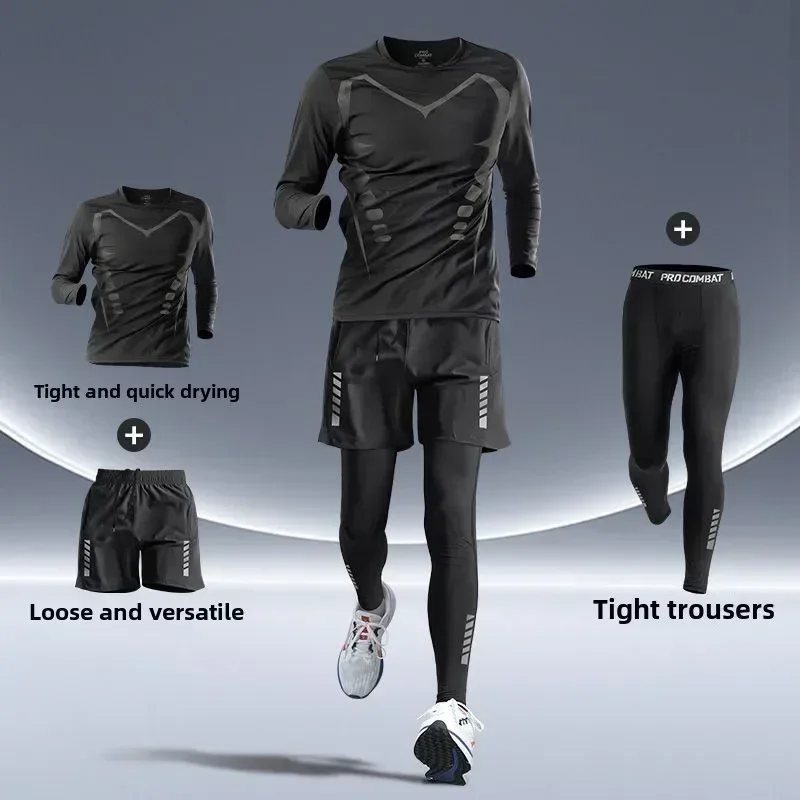 Men's Fitness Running Set Tigh - New Gear Running ulasan dan harga