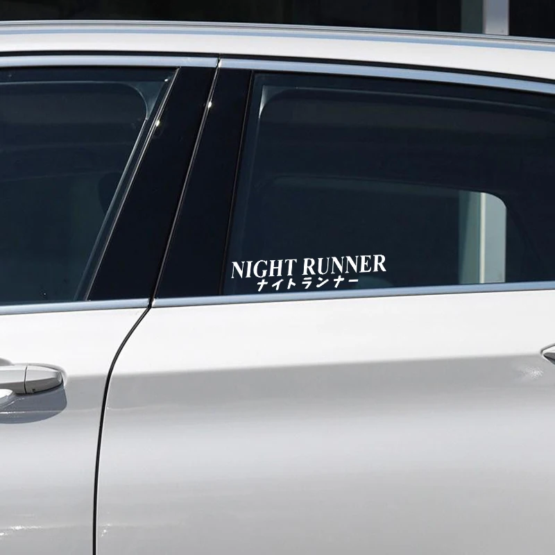 20x4CM Car Sticker NIGHT RUNNE - Runners Gear ulasan dan harga