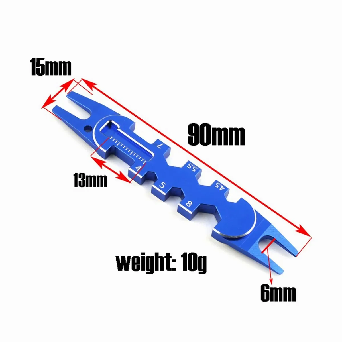 1pcs Red / Blue Wrench RC car  - Running Gear In A Car ulasan dan harga