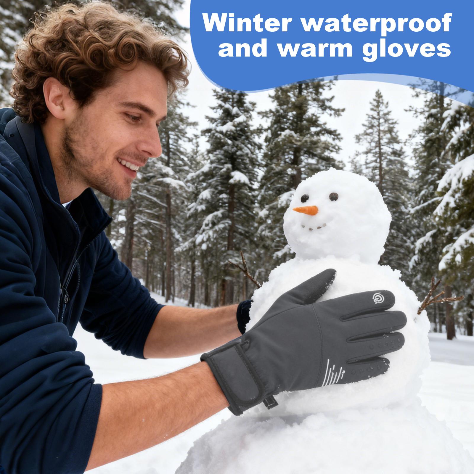 Warm Gloves Windproof Touchscr - Running Gear In Snow ulasan dan harga