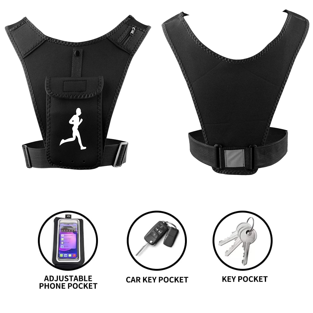 Adjustable Running Vest Phone  - Running Gear Hydration ulasan dan harga