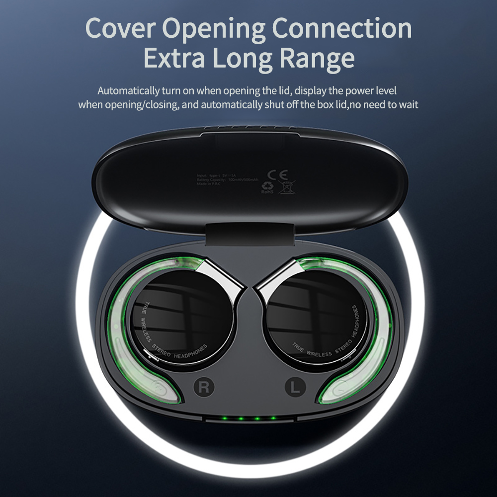 F2 TWS Earphones With Micropho - Earphone Sport Hook ulasan dan harga