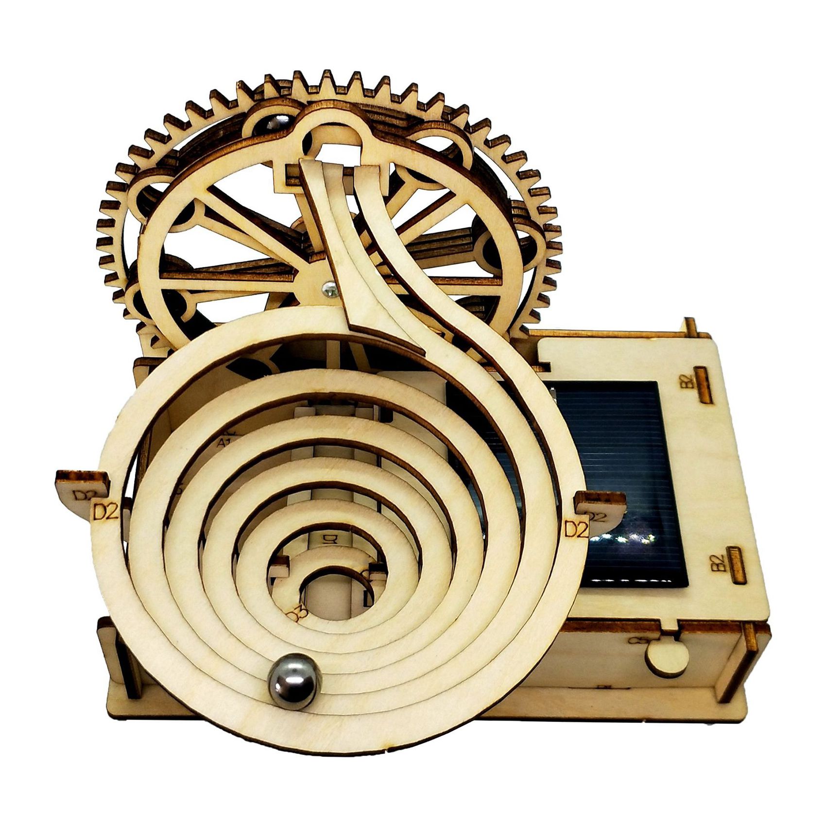3D Wooden Marble Run Track Sol - Running Gear Headphones ulasan dan harga
