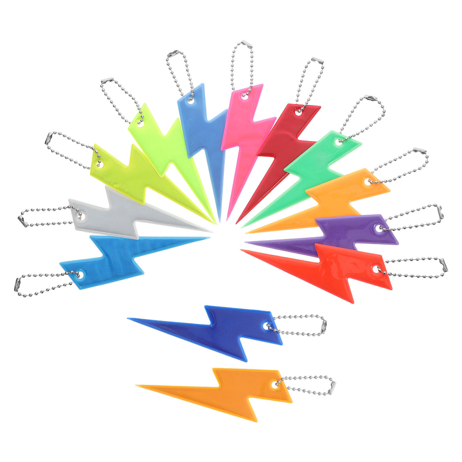 13Pcs Reflective Keychain Back - Running Gear Night ulasan dan harga