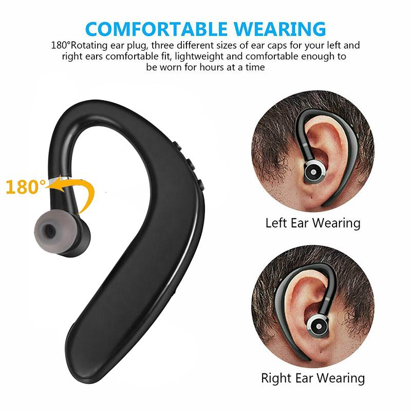 Handsfree Calling Bluetooth He - Earphone Sport Hook ulasan dan harga