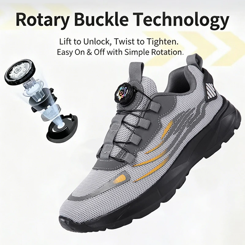 Breathable Mesh Men Shoes Tren - Running Gear For Men ulasan dan harga
