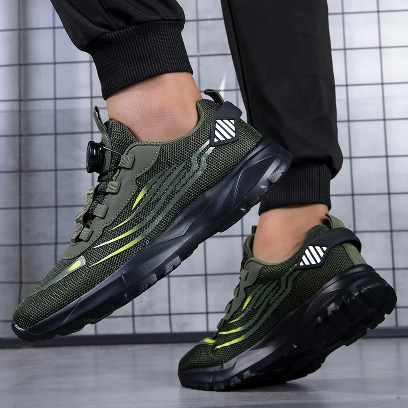 Breathable Mesh Men Shoes Tren - Running Gear For Men ulasan dan harga