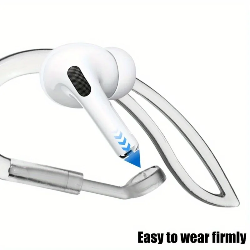 1/2pair Transparent Ear Hook F - Earphone Sport Hook ulasan dan harga