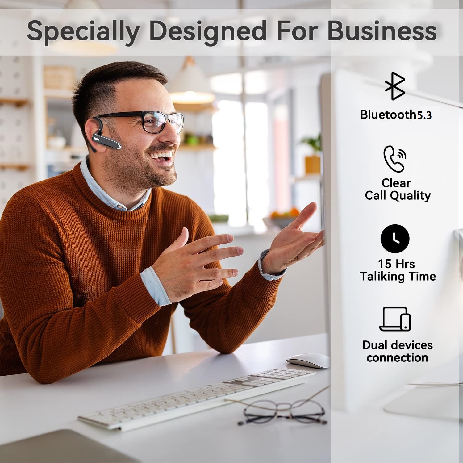 NEW Bluetooth V6.1 Drive Earph - Earphone Sport Hook ulasan dan harga