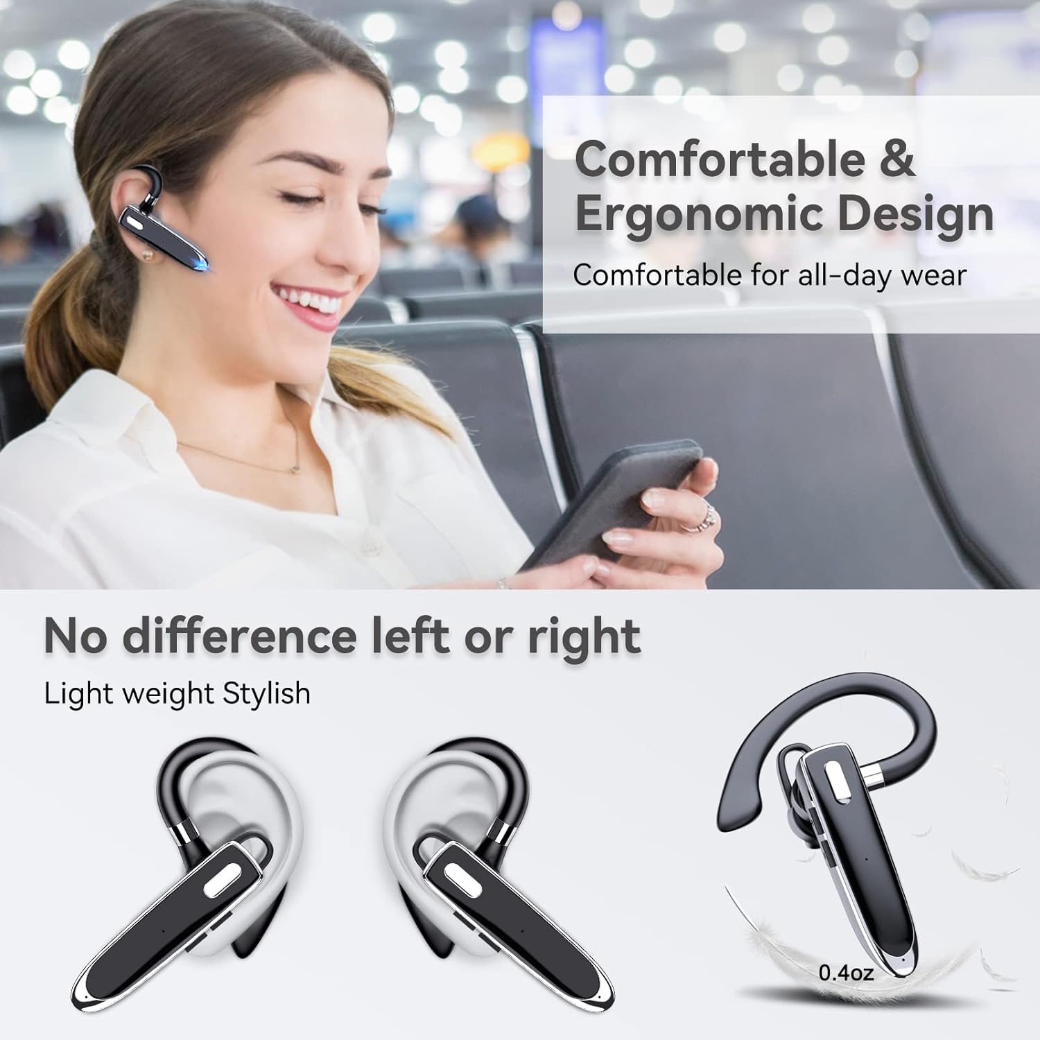 NEW Bluetooth V6.1 Drive Earph - Earphone Sport Hook ulasan dan harga