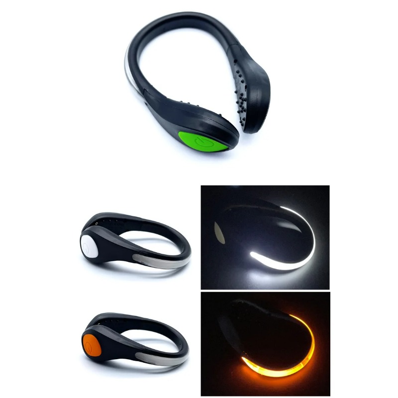 New Luminous Shoe Clip Light L - Running Gear Night ulasan dan harga