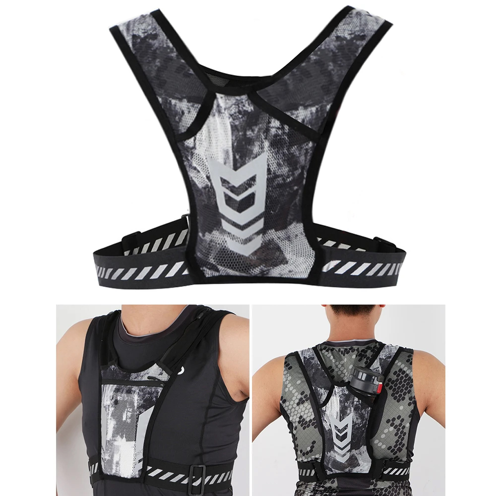 Reflective Running Vest with P - Running Gear Night ulasan dan harga
