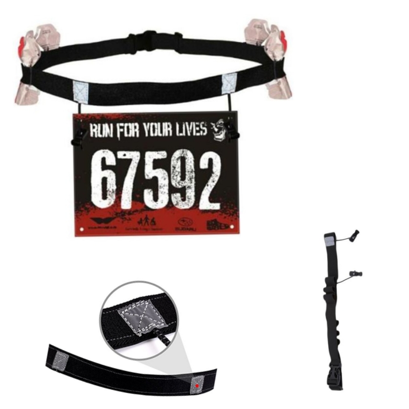 Running Race Number Belt Waist - Running Gear Motor ulasan dan harga