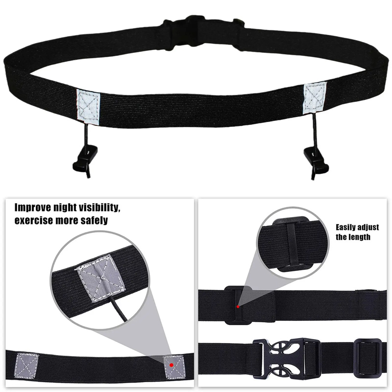 Running Race Number Belt Waist - Running Gear Motor ulasan dan harga