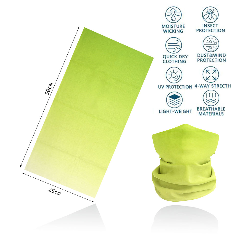 Green Face Bandanas Cover Hiki - Running Gear Youtube ulasan dan harga