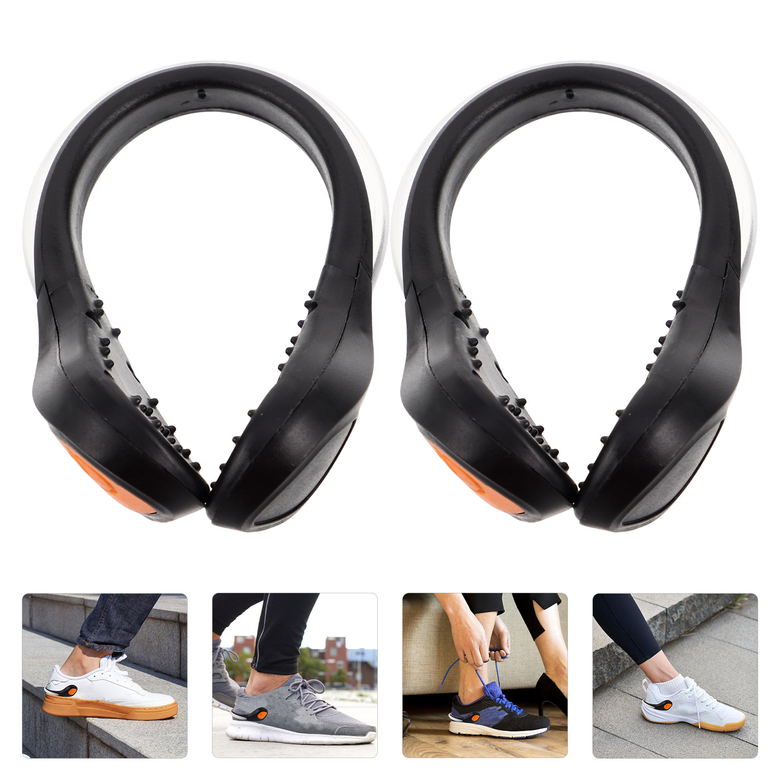 2Pcs LED Shoe Clip Lights Nigh - Running Gear Night ulasan dan harga