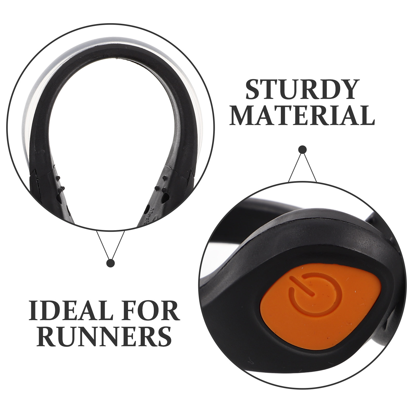 2Pcs LED Shoe Clip Lights Nigh - Running Gear Night ulasan dan harga