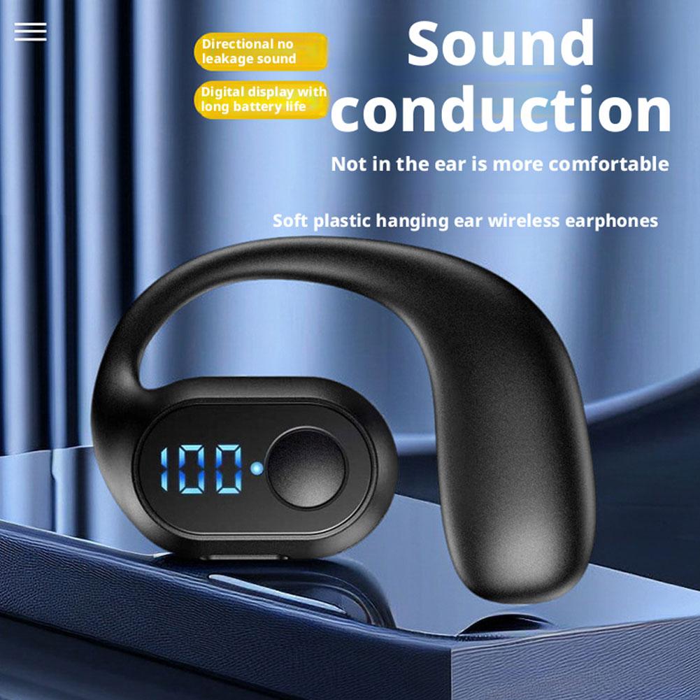 LED Display Wireless Bluetooth - Earphone Sport Hook ulasan dan harga