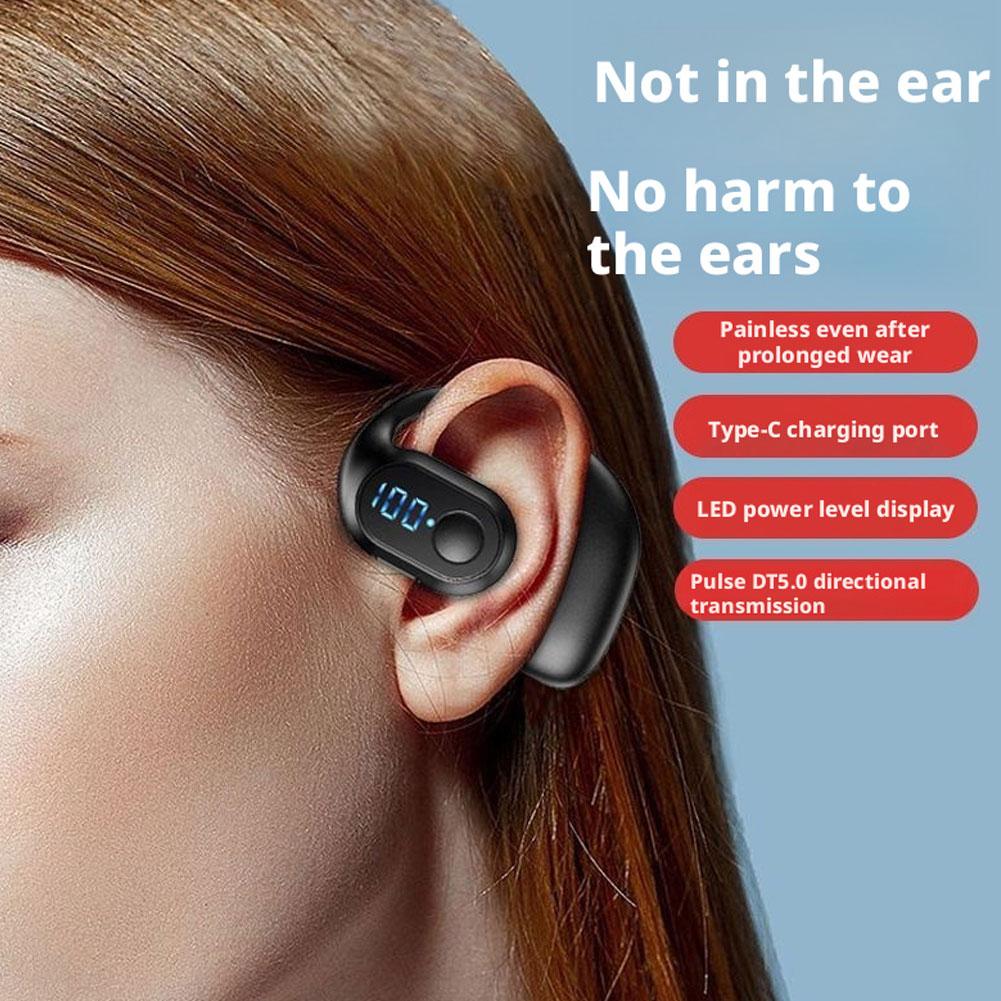 LED Display Wireless Bluetooth - Earphone Sport Hook ulasan dan harga