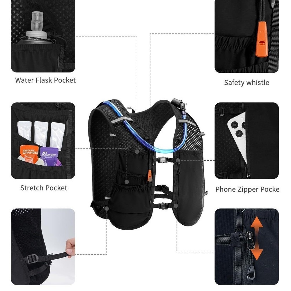 Men's Running Vest Hydration P - Running Gear Hydration ulasan dan harga