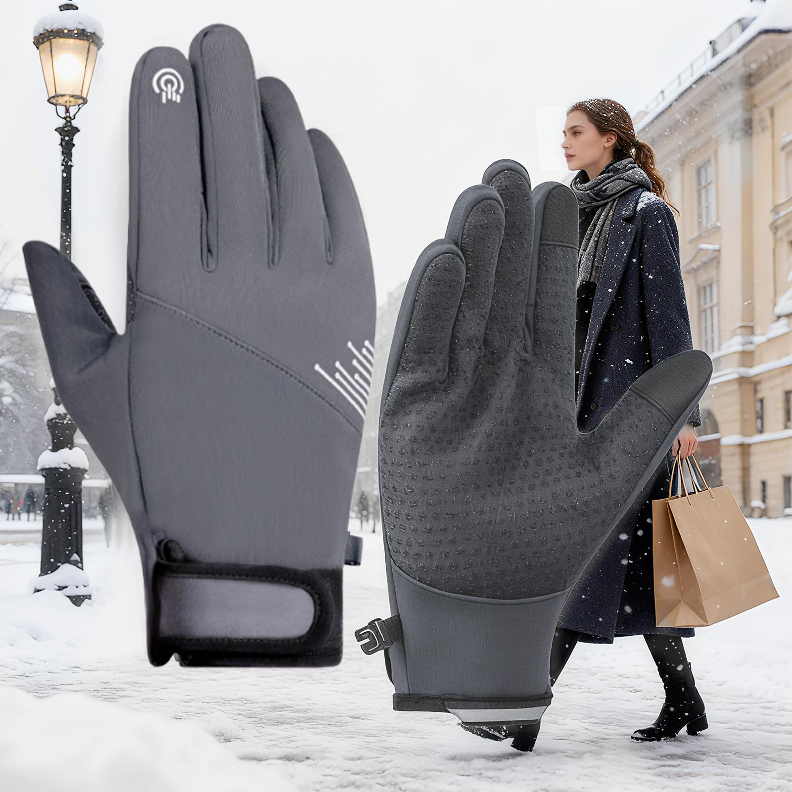 Winter warm Gloves Windproof T - Running Gear In Snow ulasan dan harga