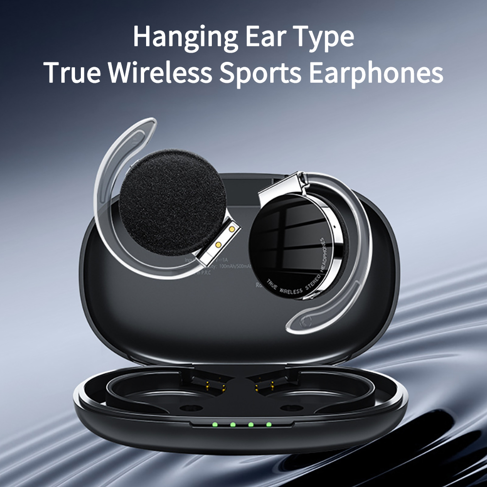 F2 TWS Wireless Bluetooth Head - Earphone Sport Hook ulasan dan harga