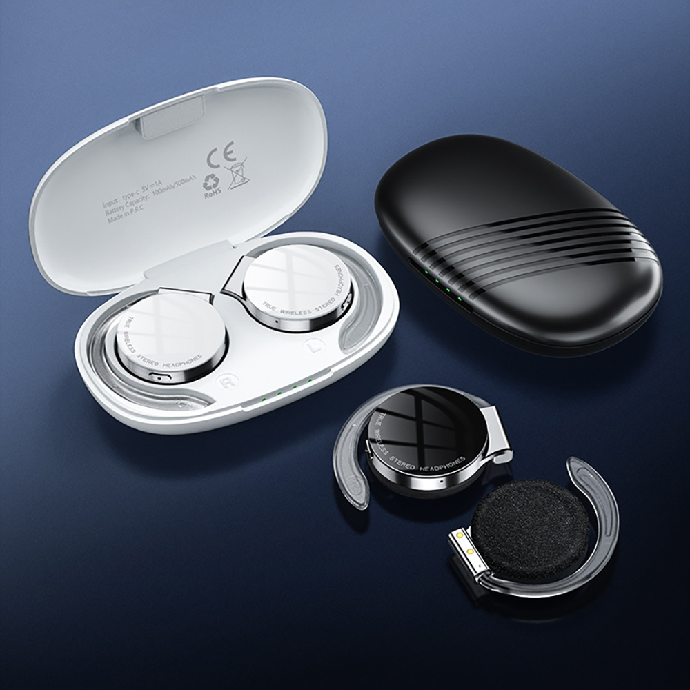 F2 TWS Wireless Bluetooth Head - Earphone Sport Hook ulasan dan harga