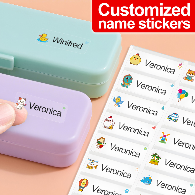 Custom Name Stickers-Waterproo - Blister Plaster Sport ulasan dan harga