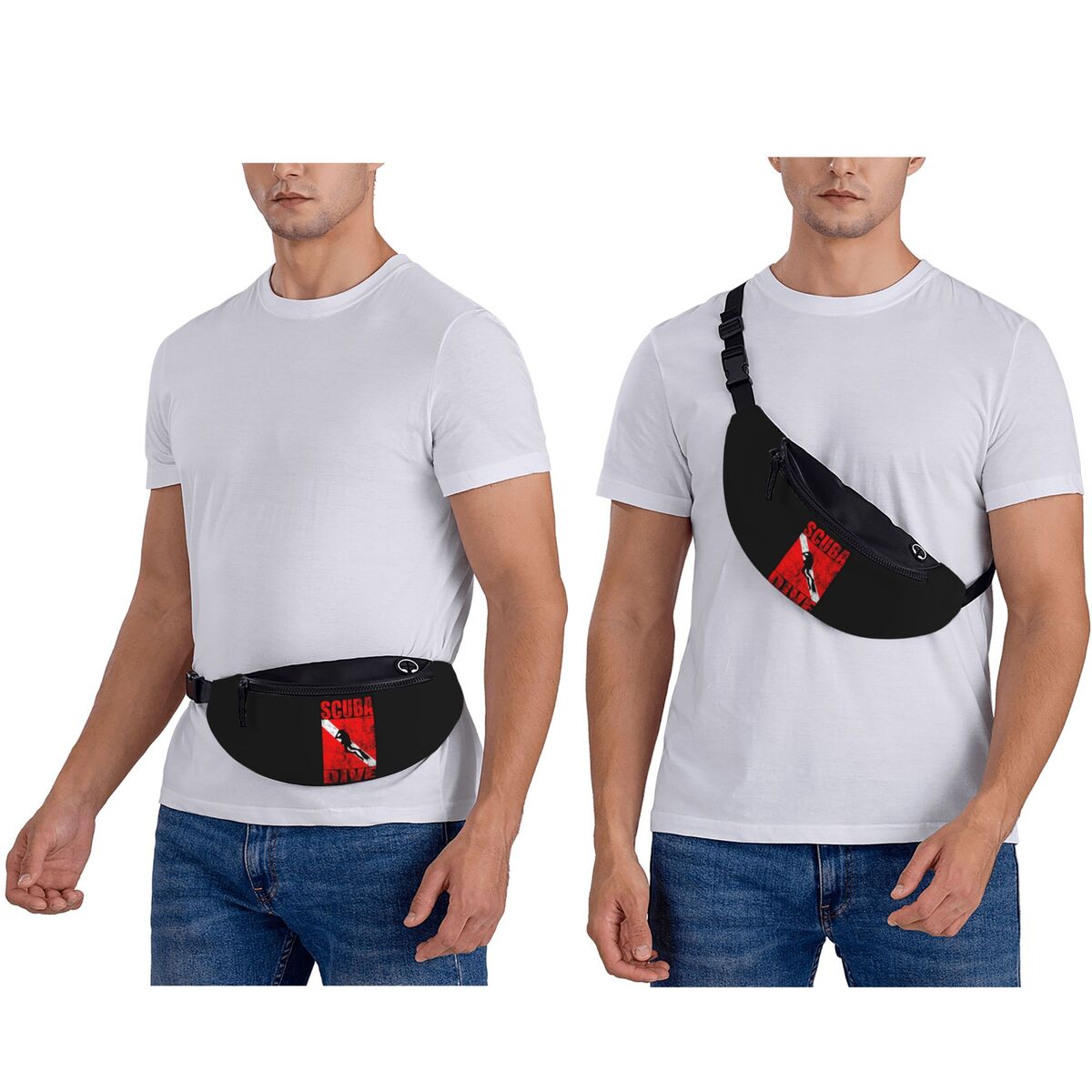Scuba Dive Diver Down Flag Div - Running Gear Bag For Men ulasan dan harga