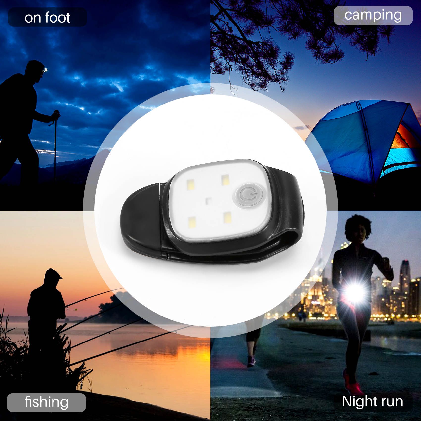 XSXS-Outdoor Night Clip On Run - Running Gear Night ulasan dan harga