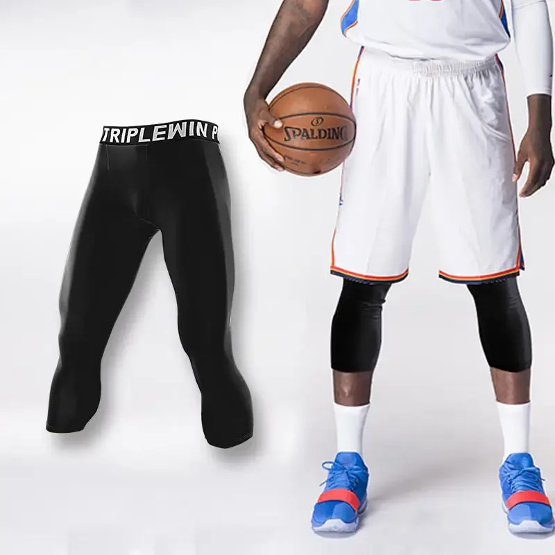 Men GYM Capri Running Tights P - Running Gear For Men ulasan dan harga