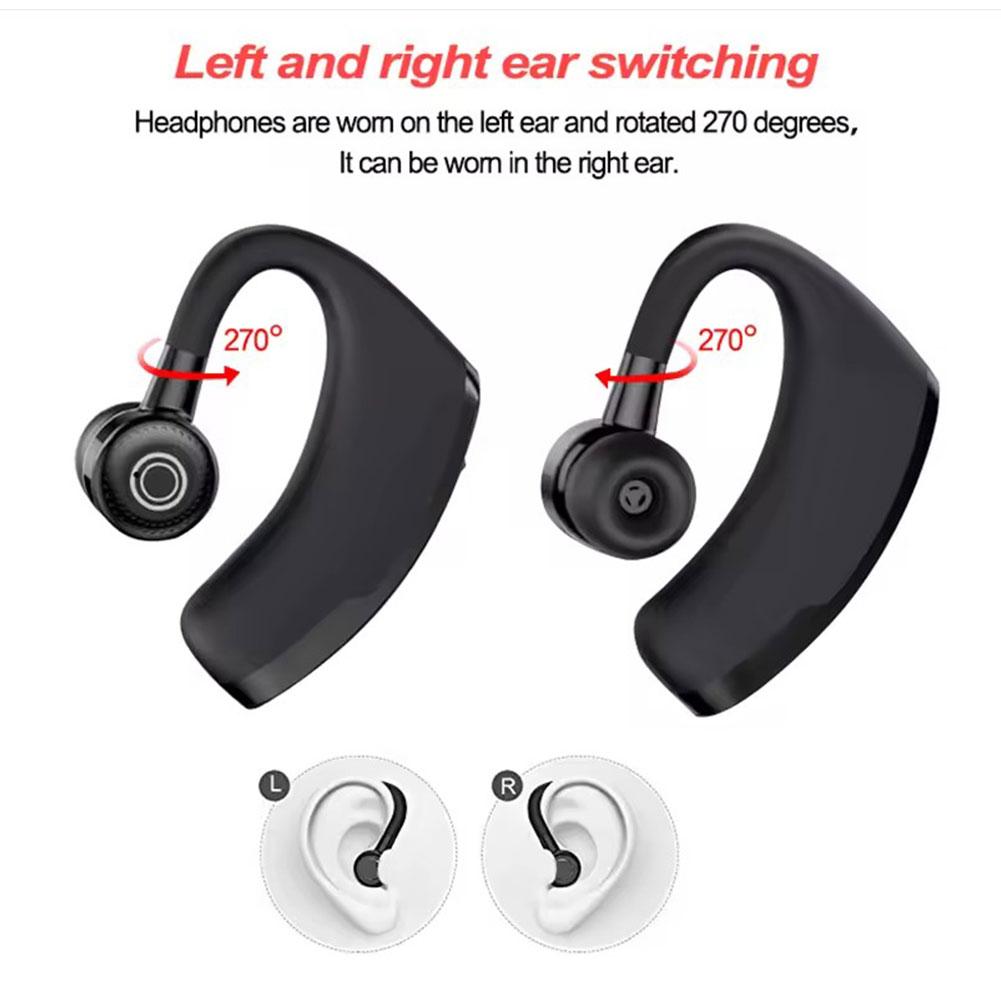 Single Ear Bluetooth 5.5 Wirel - Earphone Sport Hook ulasan dan harga