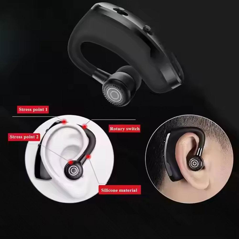 Single Ear Bluetooth 5.5 Wirel - Earphone Sport Hook ulasan dan harga