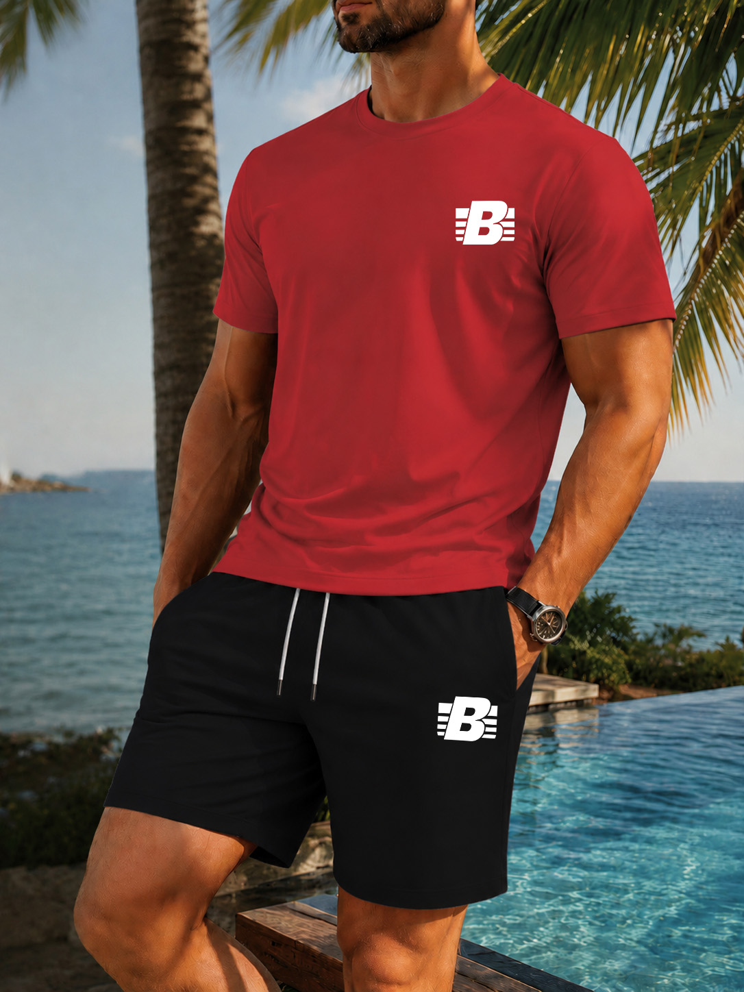 Men's 2-Piece Tracksuit Casual - Running Gear For Men ulasan dan harga