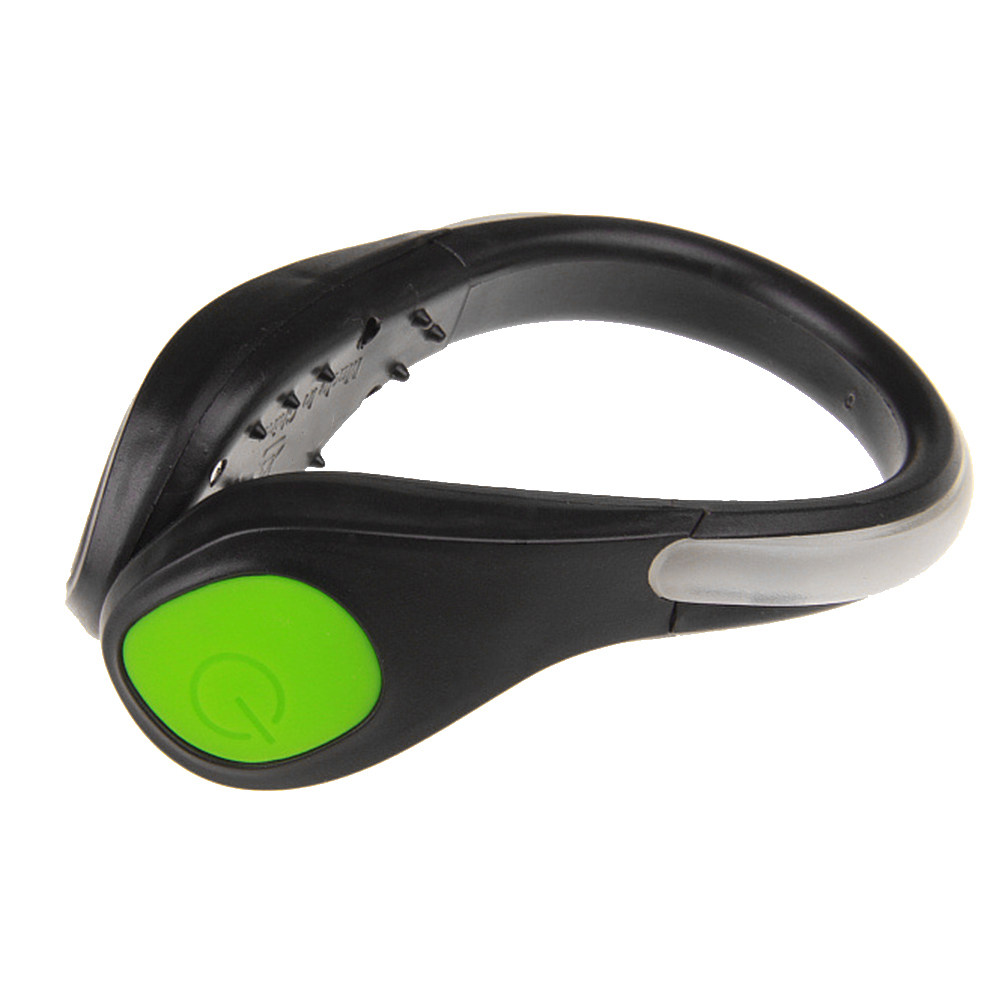 1Pcs LED Flash Shoe Clip Green - Running Gear Night ulasan dan harga