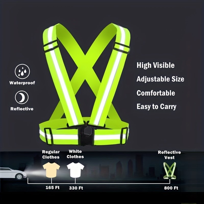 High Visibility Reflective Saf - Running Gear Night ulasan dan harga