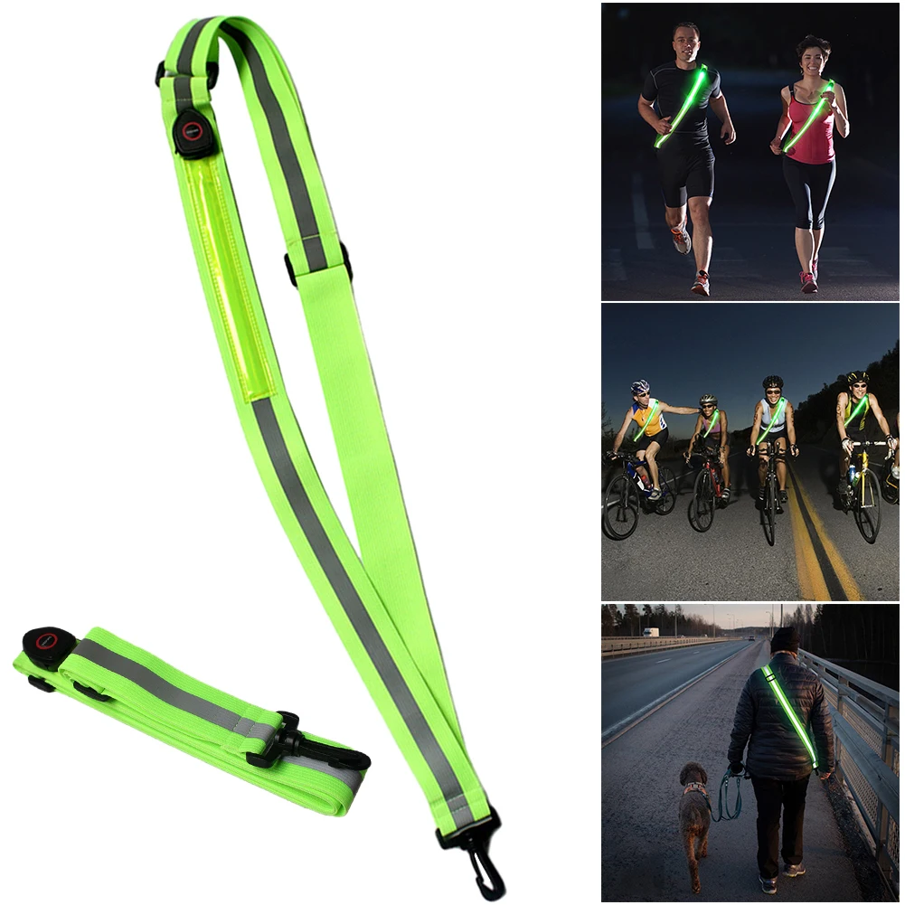 USB Rechargeable Cycling Refle - Running Gear Night ulasan dan harga