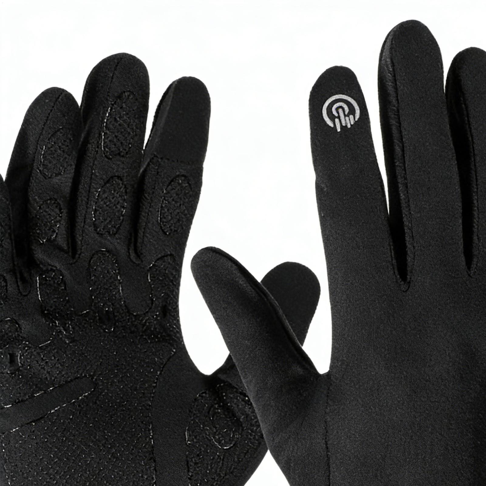 Warm Cycling Gloves Full Finge - Running Gear In Snow ulasan dan harga