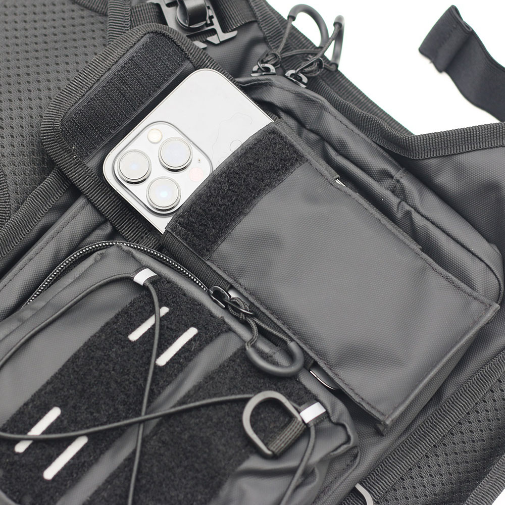 Tactical Vest Chest Bag with 2 - Running Gear Bag For Men ulasan dan harga