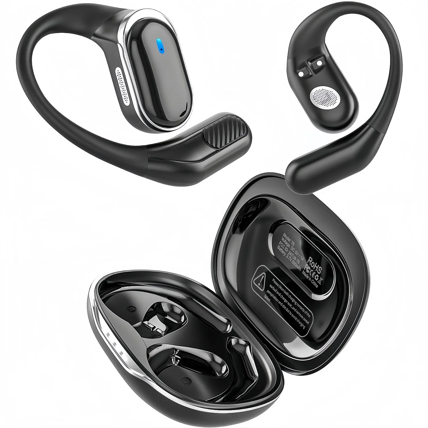 Bluetooth Earphones Wireless H - Earphone Sport Hook ulasan dan harga